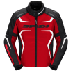 Geaca moto textil  SPIDI RACE-EVO H2OUT, Negru/Rosu/Alb thumb