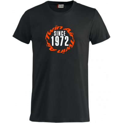 Tricou moto TWIN AIR, Negru