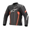 Geaca moto de piele Alpinestars faster V2 airflow, Negru/Rosu Geaca moto de piele Alpinestars faster V2 airflow, Negru/Rosu thumb
