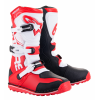 Cizme motocross Alpinestars tech-t, Rosu/Alb