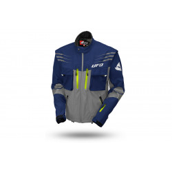 Geaca enduro UFO taiga, Albastru/Galben Geaca enduro UFO taiga, Albastru/Galben