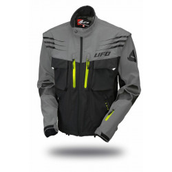 Geaca enduro UFO taiga, Gri/Negru Geaca enduro UFO taiga, Gri/Negru