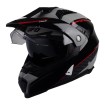 Casca enduro UFO aries, Negru/Gri thumb