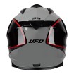 Casca enduro UFO aries, Negru/Gri thumb