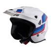 Casca moto UFO sheratan, Alb/Albastru Casca moto UFO sheratan, Alb/Albastru thumb
