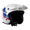 Casca moto UFO sheratan, Alb/Albastru Casca moto UFO sheratan, Alb/Albastru thumb