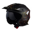 Casca moto UFO sheratan, Negru/Portocaliu Casca moto UFO sheratan, Negru/Portocaliu thumb