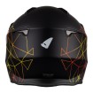 Casca moto UFO sheratan, Negru/Portocaliu Casca moto UFO sheratan, Negru/Portocaliu thumb