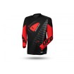 Bluza  motocross UFO kimura, Negru/Rosu thumb