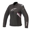 Geaca moto dame Alpinestars Stella t-gp plus r V3 air, Negru/Alb thumb