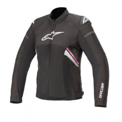 Geaca moto dame Alpinestars Stella t-gp plus r V3 air, Negru/Alb