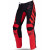 Pantaloni motocross UFO kimura, Negru/Rosu thumb