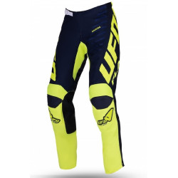 Pantaloni motocross UFO kimura, Albastru/Galben Pantaloni motocross UFO kimura, Albastru/Galben