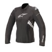 Geaca moto dame Alpinestars stella t-gp plus r v3, Negru/Alb thumb