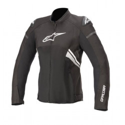 Geaca moto dame Alpinestars stella t-gp plus r v3, Negru/Alb Geaca moto dame Alpinestars stella t-gp plus r v3, Negru/Alb