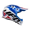 Casca motocross copii UFO captain kid, Albastru/Alb Casca motocross copii UFO captain kid, Albastru/Alb thumb