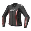 Geaca de piele dame Alpinestars Stella Missile V2, Negru/Roz thumb