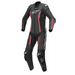 Combinezon din piele dame Alpinestars stella missile V2, Negru/Roz Combinezon din piele dame Alpinestars stella missile V2, Negru/Roz
