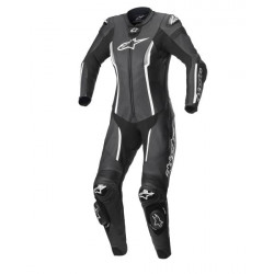 Combinezon din piele dame Alpinestars stella missile V2, Negru/Alb Combinezon din piele dame Alpinestars stella missile V2, Negru/Alb