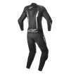 Combinezon de piele dame Alpinestars stella missile V2, Negru/Alb thumb