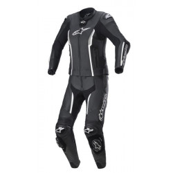 Combinezon din piele dame Alpinestars Stella Missile V2, Negru/Alb Combinezon din piele dame Alpinestars Stella Missile V2, Negru/Alb