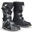 Cizme motocross pentru copii UFO TYPHOON, Negru/Gri thumb