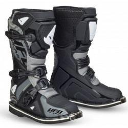 Cizme motocross pentru copii UFO TYPHOON, Negru/Gri Cizme motocross pentru copii UFO TYPHOON, Negru/Gri