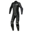 Combinezon de piele dame Alpinestars Stella gp plus, Negru/Gri thumb