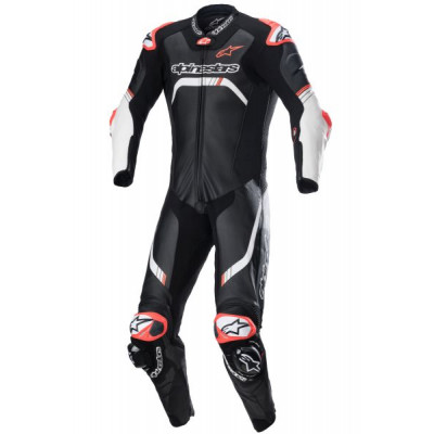 Combinezon de piele Alpinestars gp tech v4, Negru/Alb