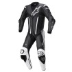 Combinezon de piele Alpinestars fusion leather, Negru/Alb thumb