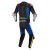 Combinezon de piele Alpinestars gp tech v4, Negru/Albastru/Galben Combinezon de piele Alpinestars gp tech v4, Negru/Albastru/Galben thumb