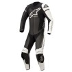 Combinezon de piele Alpinestars GP force V2, Negru/Alb thumb