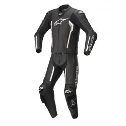 Combinezon de piele Alpinestars Coveralls missile V2, Negru/Alb