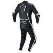 Combinezon de piele Alpinestars fusion leather, Negru/Alb thumb