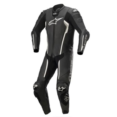 Combinezon de piele Alpinestars Coveralls missile V2, Negru/Alb