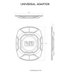 Adaptor pentru telefon QUAD LOCK Universal thumb