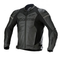 Geaca moto de piele Alpinestars GP force, Negru