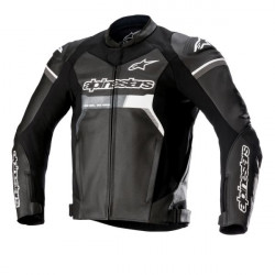Geaca moto din piele Alpinestars GP force, Negru/Gri Geaca moto din piele Alpinestars GP force, Negru/Gri