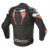 Geaca moto de piele Alpinestars atem V4, Negru/Rosu/Gri thumb