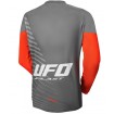 Bluza  motocross UFO kimura, Gri/Portocaliu thumb