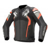 Geaca moto de piele Alpinestars atem V4, Negru/Rosu/Gri
