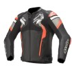 Geaca moto de piele Alpinestars atem V4, Negru/Rosu/Gri thumb