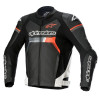 Geaca moto de piele Alpinestars GP force, Negru/Rosu/Alb