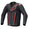 Geaca moto de piele Alpinestars fusion, Negru/Rosu