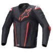 Geaca moto de piele Alpinestars fusion, Negru/Rosu thumb