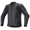 Geaca moto de piele Alpinestars missile V2 airflow, Negru