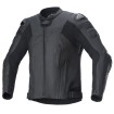 Geaca moto de piele Alpinestars missile V2 airflow, Negru thumb