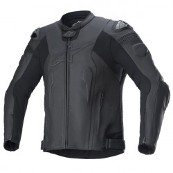 Geaca moto de piele Alpinestars missile V2 airflow, Negru Geaca moto de piele Alpinestars missile V2 airflow, Negru