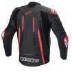 Geaca moto de piele Alpinestars fusion, Negru/Rosu thumb