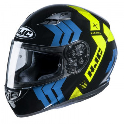 Casca HJC CS-15 MARTIAL BLUE NEON Casca HJC CS-15 MARTIAL BLUE NEON